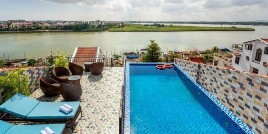 בריכה במלון Rockmouse Centre River Villa Hoi An