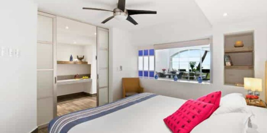 חדר שינה במלון Casa Tortugas Boutique Hotel