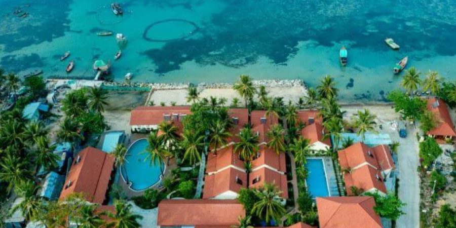 מלון Hula Hula Beachfront מלמעלה