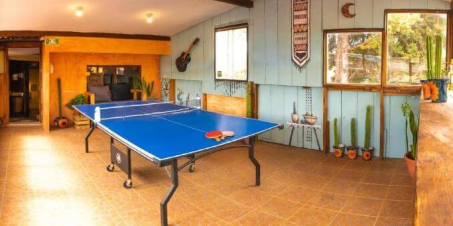 שולחן פינגפונג ב Hostel Casa De Yagil